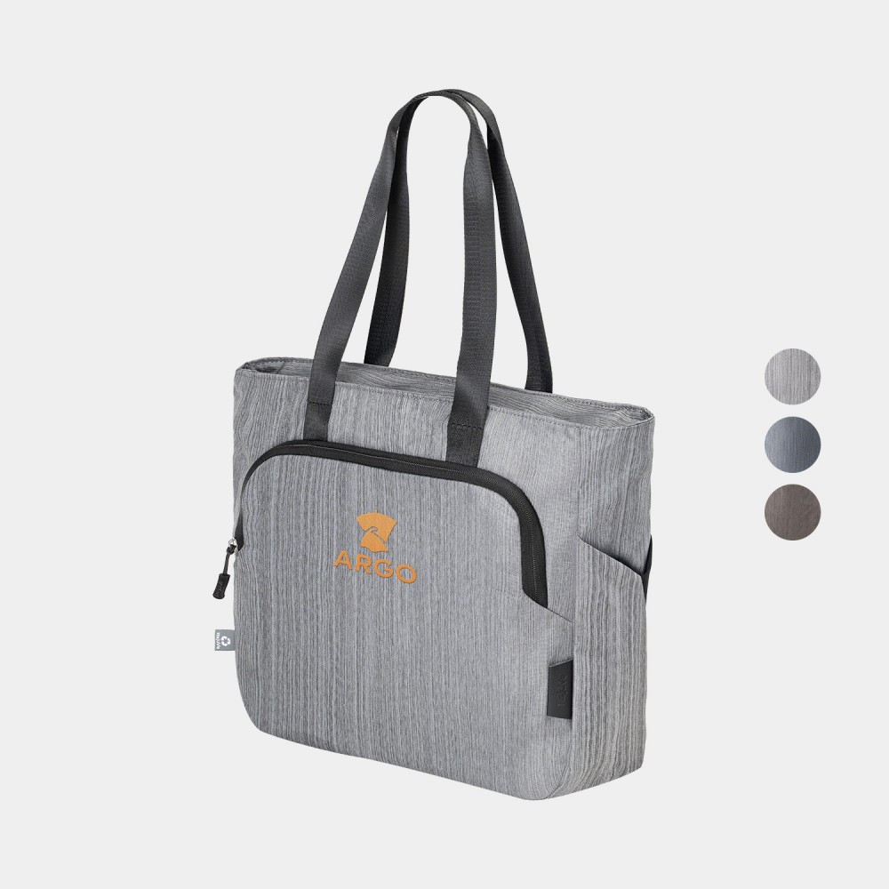 RejuVe METRO Recycled Heather Executive Work Tote Bag RejuVe METRO Recycled Heather Executive Work Tote Bag