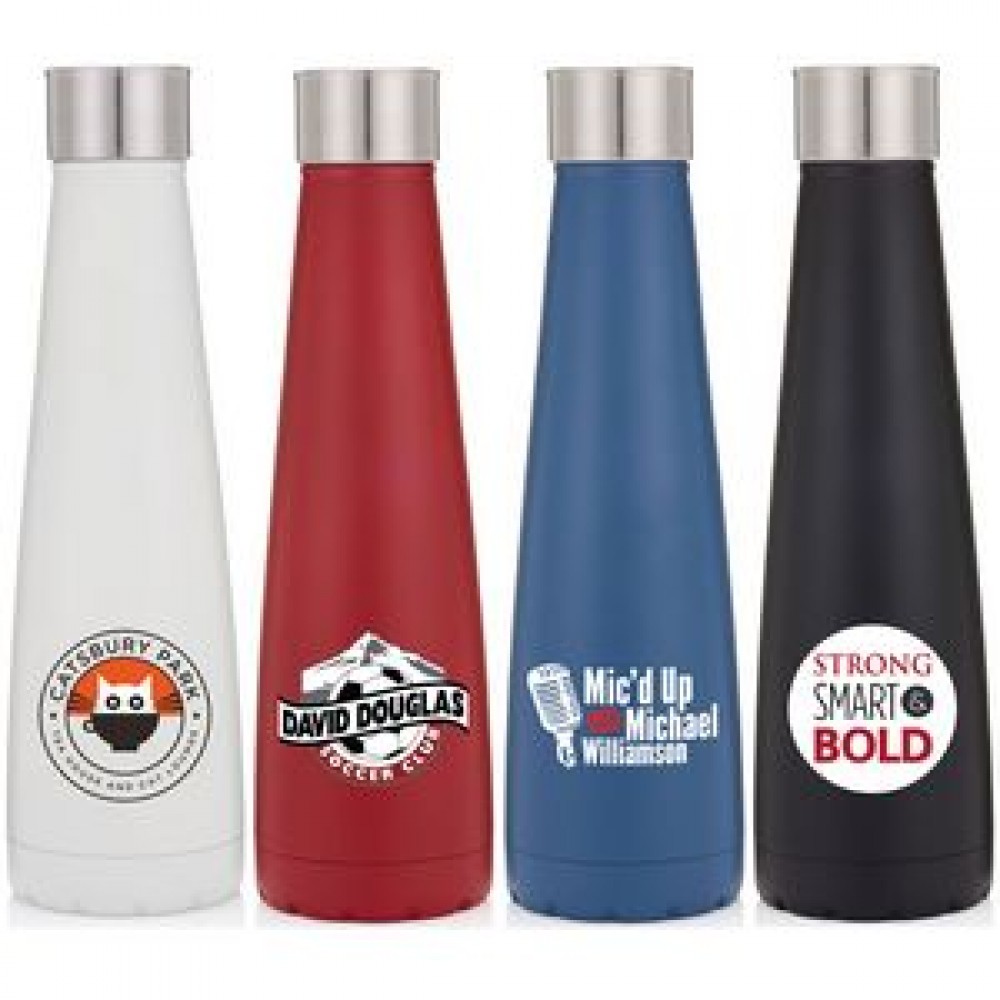 16 oz. The Opera Matted Stainless Steel Vacuum Insulated Bottle 16 oz. The Opera Matted Stainless Steel Vacuum Insulated Bottle