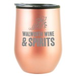  12 Oz Bay Mist Stainless Wine Tumbler with Lid