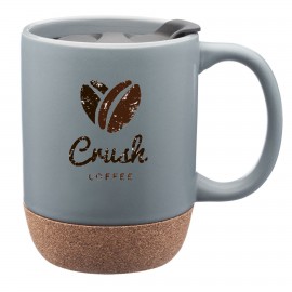  Classic Barista Coffee Mug 13 Oz. Cork Bottom Ceramic Mugs