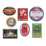 1 1/2" Square USA Printed Rush Photo Lapel Pin w/ Square Corners (3 Days)