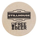 Wooden Nickel - 1 Side Imprint Only