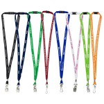 3/8" Silkscreen Lanyard w/ Free Breakaway Safety Release