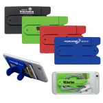 "Kickstart" Two Function Soft Silicone Cell Phone Kickstand & Wallet