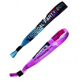  5/8'' Full Color Dye Sublimation Fabric Wristband