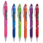  Zinnia Translucent Pen w/ Gripper & Clear Accents