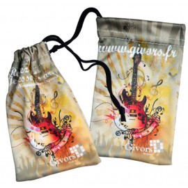  Full Color Sublimated Micro Fiber Sunglass Pouch