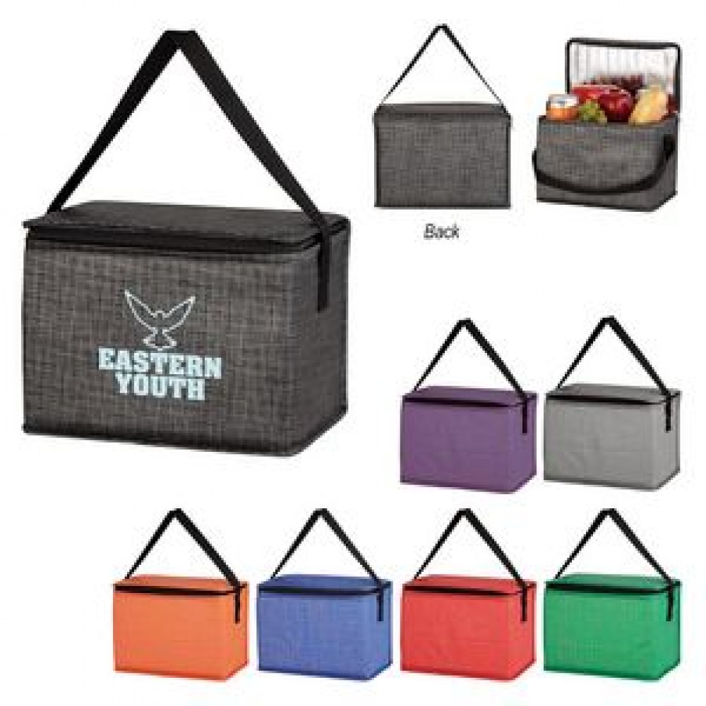 Crosshatch Non-Woven Lunch Bag Crosshatch Non-Woven Lunch Bag