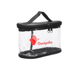 Clear PVC Cosmetic Travel Bags with Handle   Clear PVC Cosmetic Travel Bags with Handle