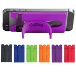 Combination Silicone Cell Phone Card Wallet and Kick Stand