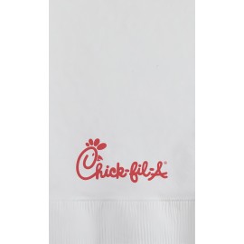 White 2-Ply Dinner Napkins - Custom Digital Print   White 2-Ply Dinner Napkins - Custom Digital Print