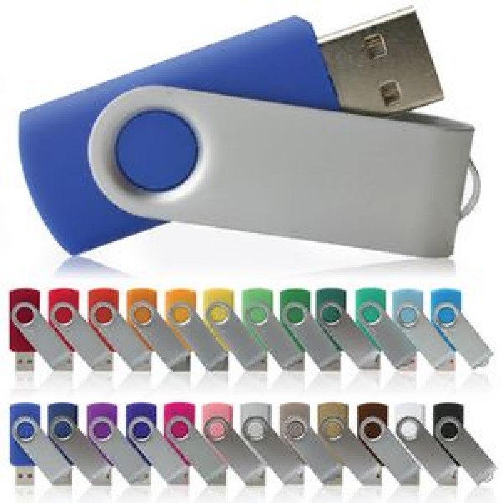 High Speed USB 2.0 Swivel Twister Flash Drive (128 MB) High Speed USB 2.0 Swivel Twister Flash Drive (128 MB)