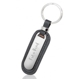 Madison Executive Metal and Faux Leather Keychains   Madison Executive Metal and Faux Leather Keychains