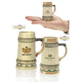  2 Oz. Bremen Mini Ceramic Beer Mug Shooters