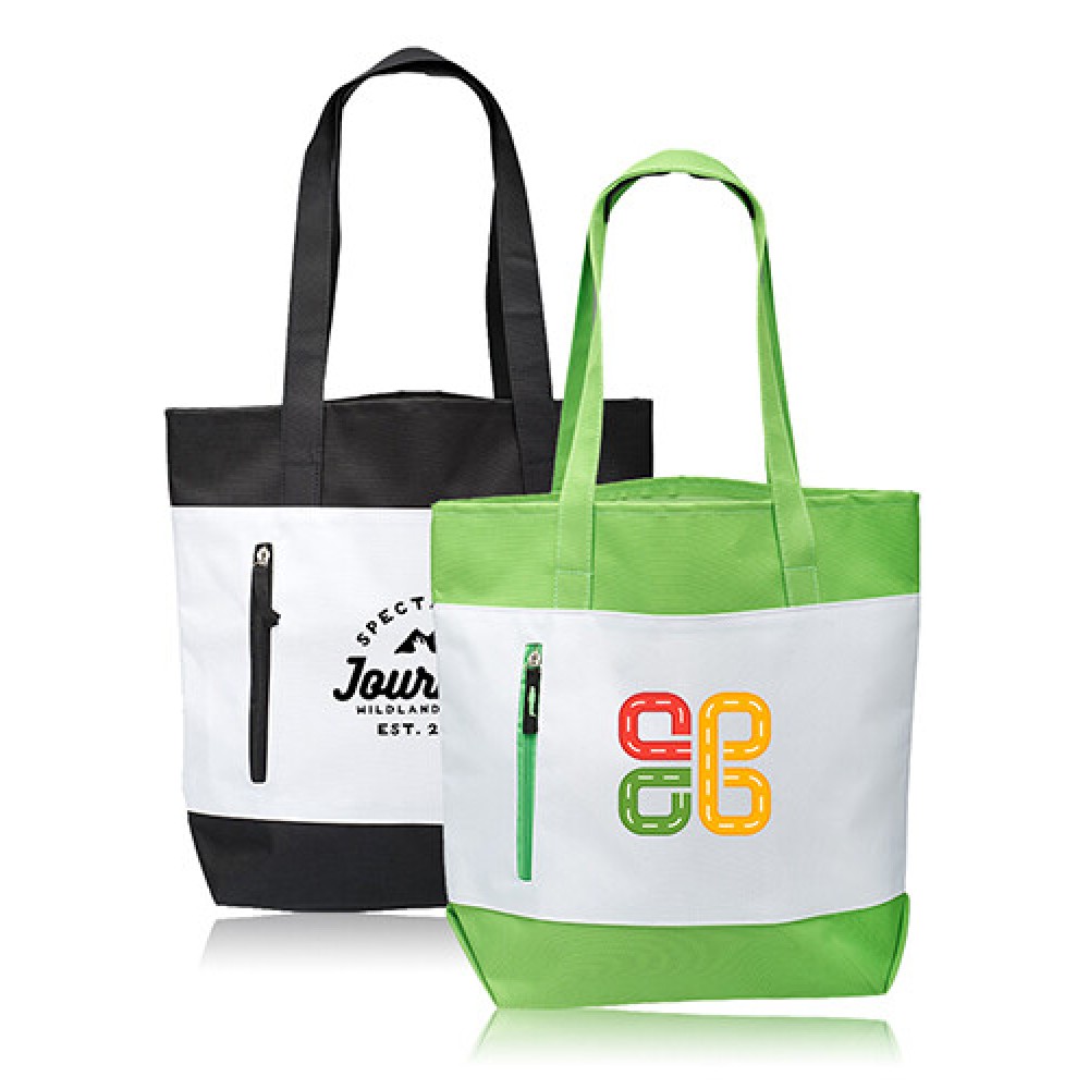  Seaside Tote Bags with Front Zipper