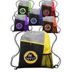  Mesh Pocket Drawstring Backpacks