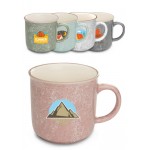  13 Oz. Marble Campfire Coffee Mugs