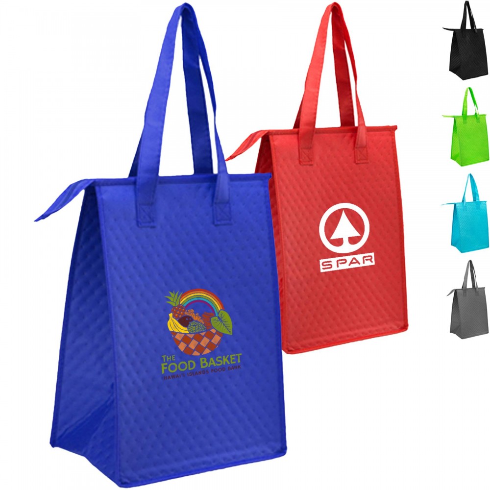  Non-Woven Lunch Cooler Tote Bag (9" x 13")