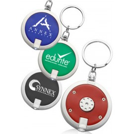  Round LED Light Key Chain