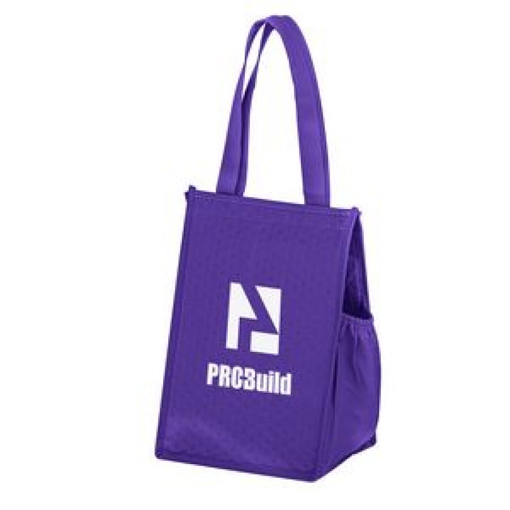 Insulated Non-Woven Lunch Tote w/ Insert (8"x7"x12") - Screen Print Insulated Non-Woven Lunch Tote w/ Insert (8"x7"x12") - Screen Print