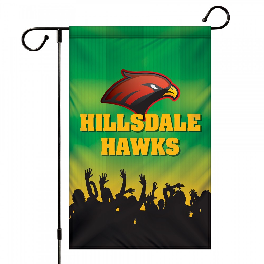 12" x 18" Custom Single Reverse Garden Banner 12" x 18" Custom Single Reverse Garden Banner
