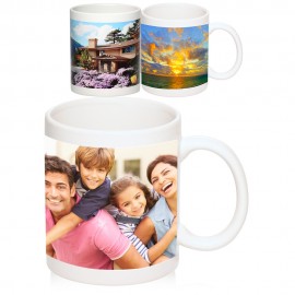  11 Oz. Full Color Glossy Photo Mugs