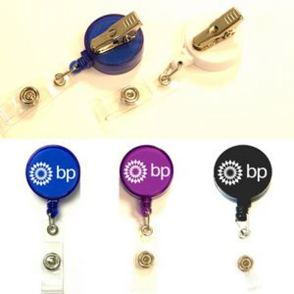 Retractable Badge Holder with Alligator Clip Retractable Badge Holder with Alligator Clip