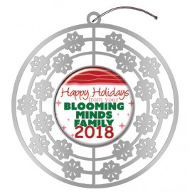 Vibraprint Snow Flake (3D) Holiday Ornament (3")   Vibraprint Snow Flake (3D) Holiday Ornament (3")