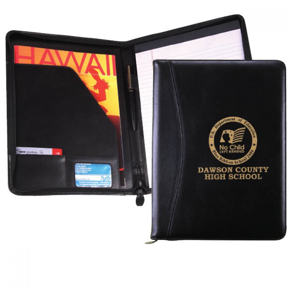 Deluxe Padfolio Folder Plus w/Zipper Closure Deluxe Padfolio Folder Plus w/Zipper Closure
