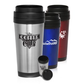  16 Oz. Budget Stainless Steel Insulated Travel Mugs