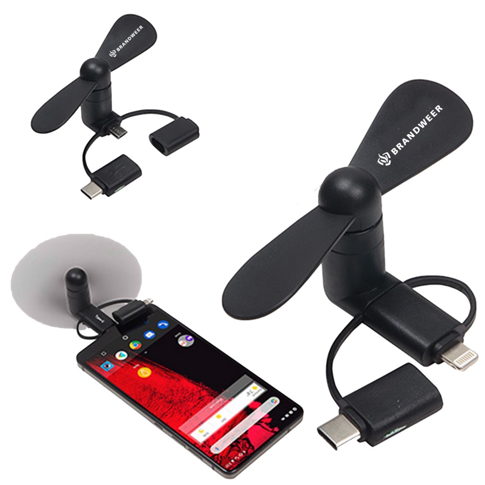 3-In-1 USB Phone Fan 3-In-1 USB Phone Fan