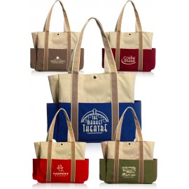 Dual Color Shoulder Tote Bags (13"x12.5")   Dual Color Shoulder Tote Bags (13"x12.5")