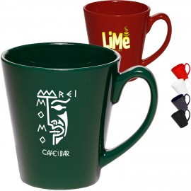  12 oz. Ceramic Coffee Mug, Latte Mugs