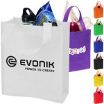  Recyclable Gift Bag Non-Woven Tote Bag W/ Gusset USA Decorated (8.15" X 10" X 3.5")