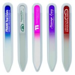 Tempered Glass Nail File in Clear Sleeve
