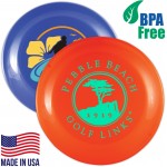 USA made BPA free 9.25" Plastic Flying Disc w/ custom logo