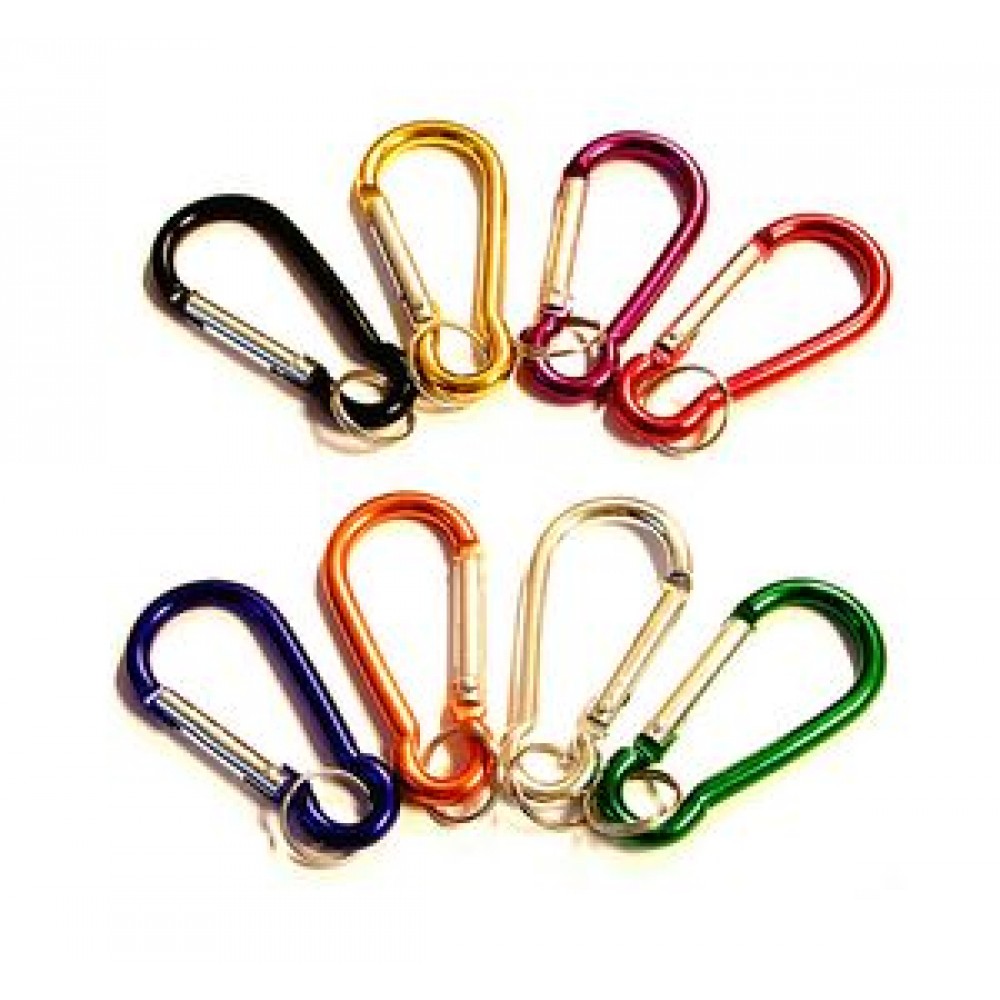 Carabiner with Split Key Ring (5 Cm) Carabiner with Split Key Ring (5 Cm)
