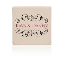  4" Square Ceramic Coaster