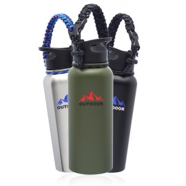 34 Oz. Vulcan Stainless Steel Water Bottles with Strap   34 Oz. Vulcan Stainless Steel Water Bottles with Strap