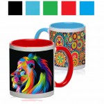  Two-Tone Full Color Coffee Mug 11 oz. Sublimated Mugs