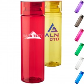  30 Oz. Plastic Cylindrical Water Bottles