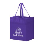 Heavy Duty Non-Woven Grocery Tote Bag w/ Insert (13"x10"x15")
