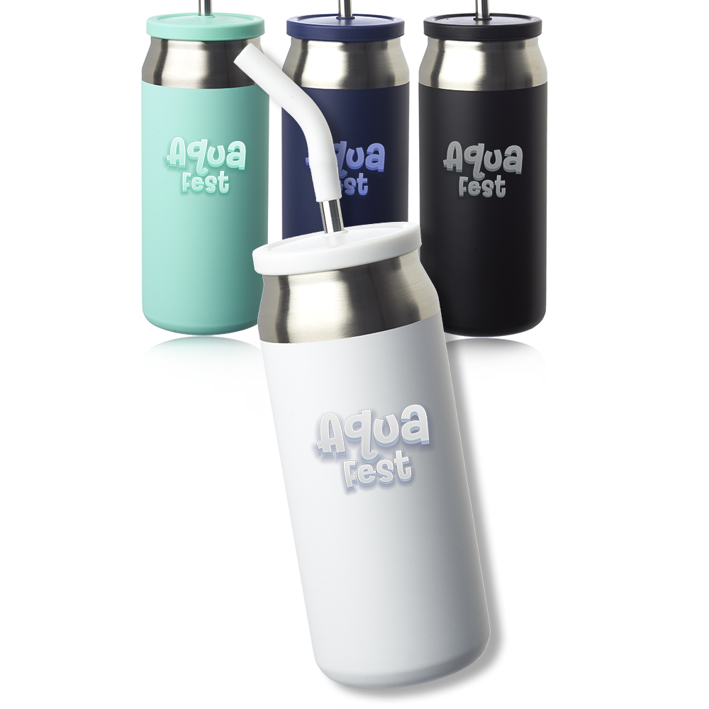 22 oz Sydney Can Shaped Tumbler with Silicone Lid and Straw 22 oz Sydney Can Shaped Tumbler with Silicone Lid and Straw