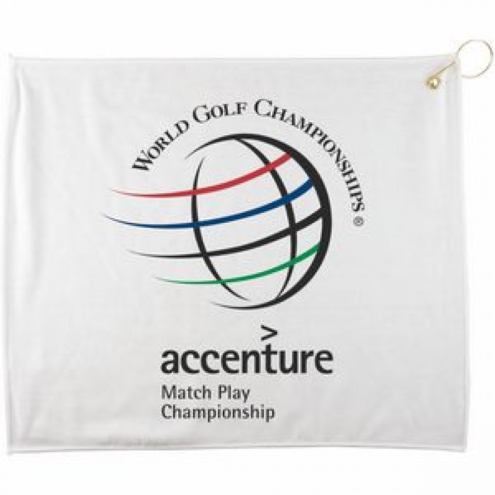 15" x 18" Polyester Blend White Towel 15" x 18" Polyester Blend White Towel