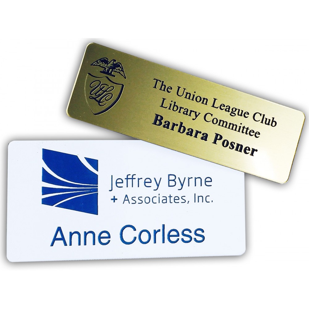 Plastic Engraved Name Badge (3"x1.5") Plastic Engraved Name Badge (3"x1.5")