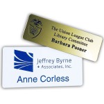  Plastic Engraved Name Badge (3"x1.5")