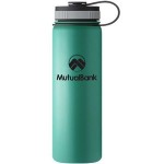 40 oz. Matted 24 HOURS Insulated Stainless Steel Bottle
