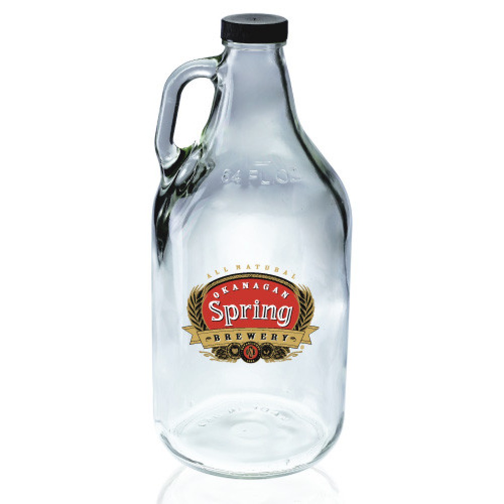 64 Oz. Clear Glass Beer Growler 64 Oz. Clear Glass Beer Growler