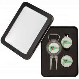 Deluxe Golf Gift Sets - Divot Tool w/ Bottle Opener   Deluxe Golf Gift Sets - Divot Tool w/ Bottle Opener