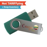  iClick Silver Swivel USB Flash Drive 16GB